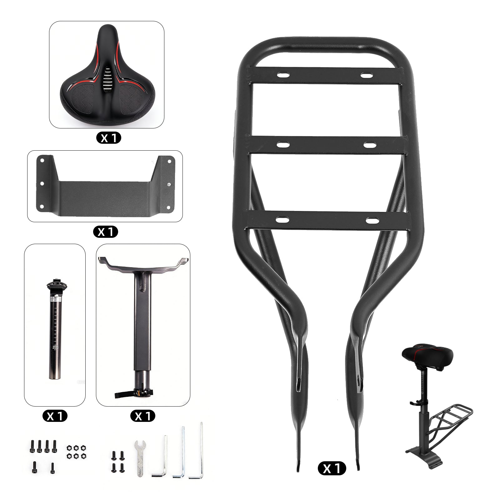 Removable Seat for RZ800 / RZ1000 - Black