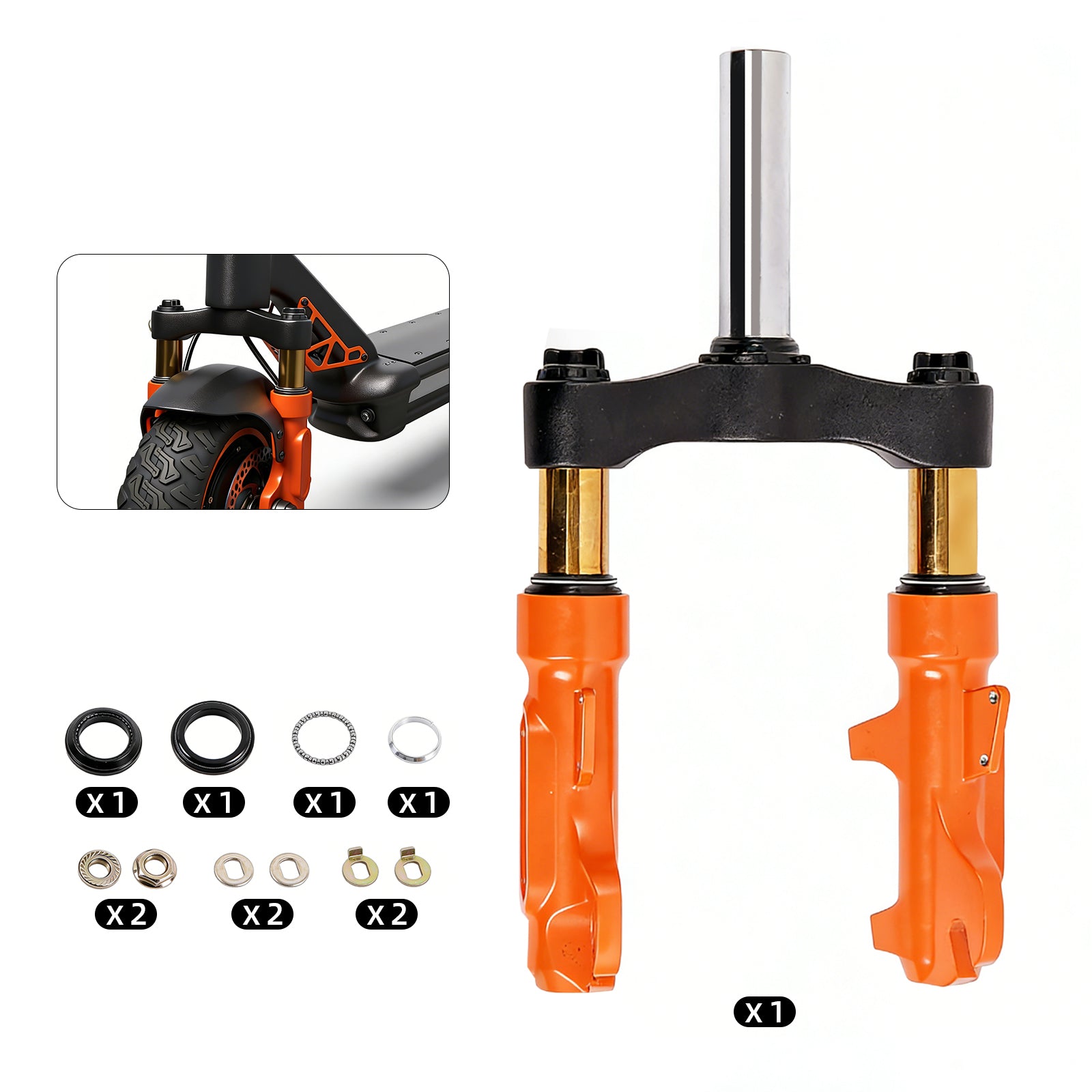 Front Suspension Fork for RZ1000 Scooter