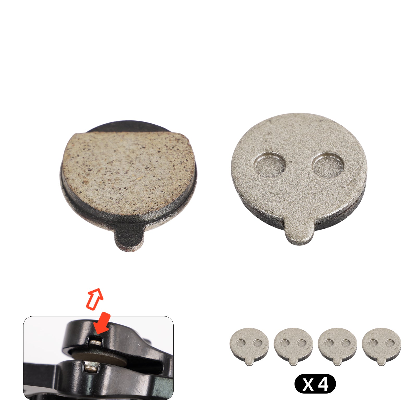 プロポン Brake Pads Set for CUNFON RZ800 & RZ1000 - 4-Pack | High