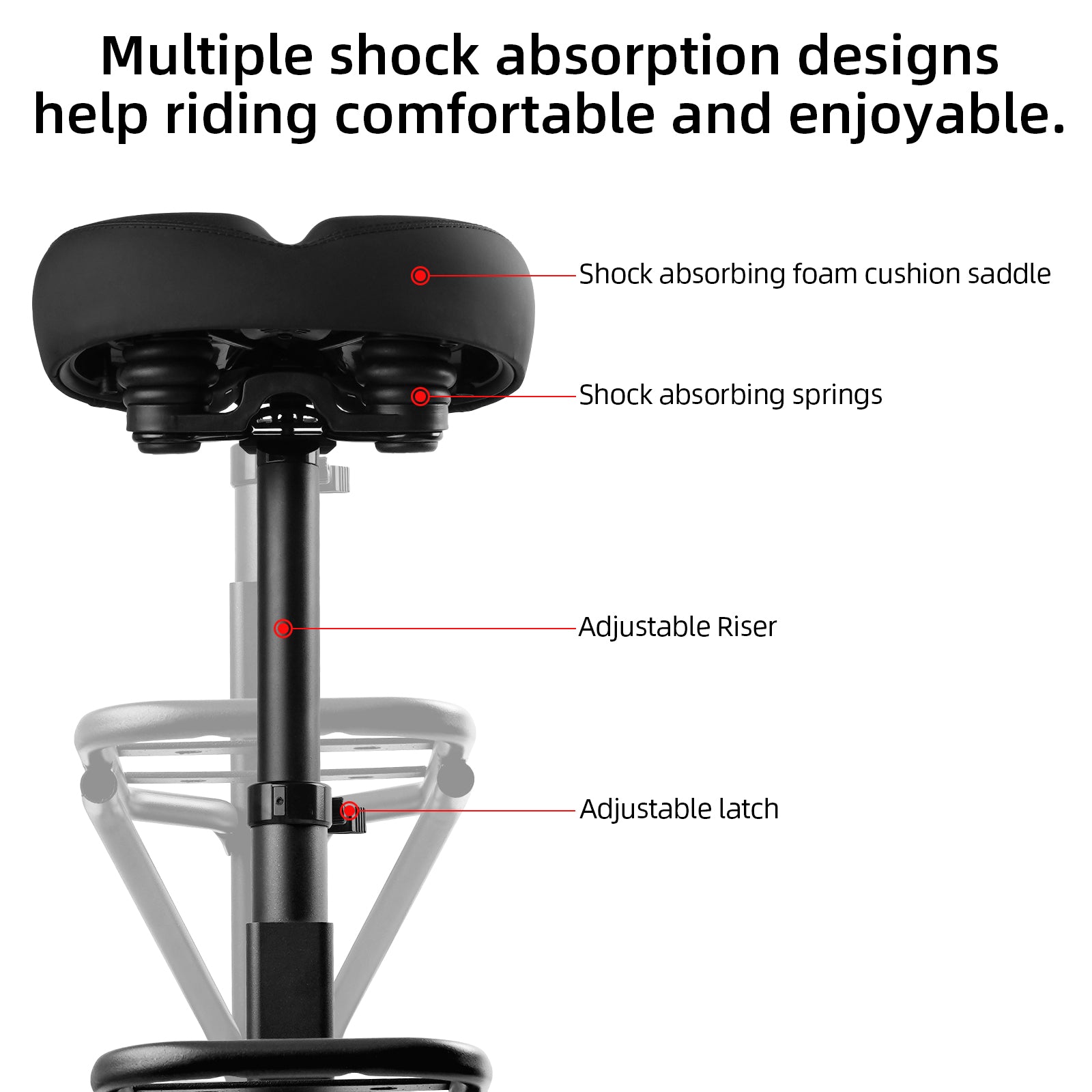 Removable Seat for RZ800 / RZ1000 - Black