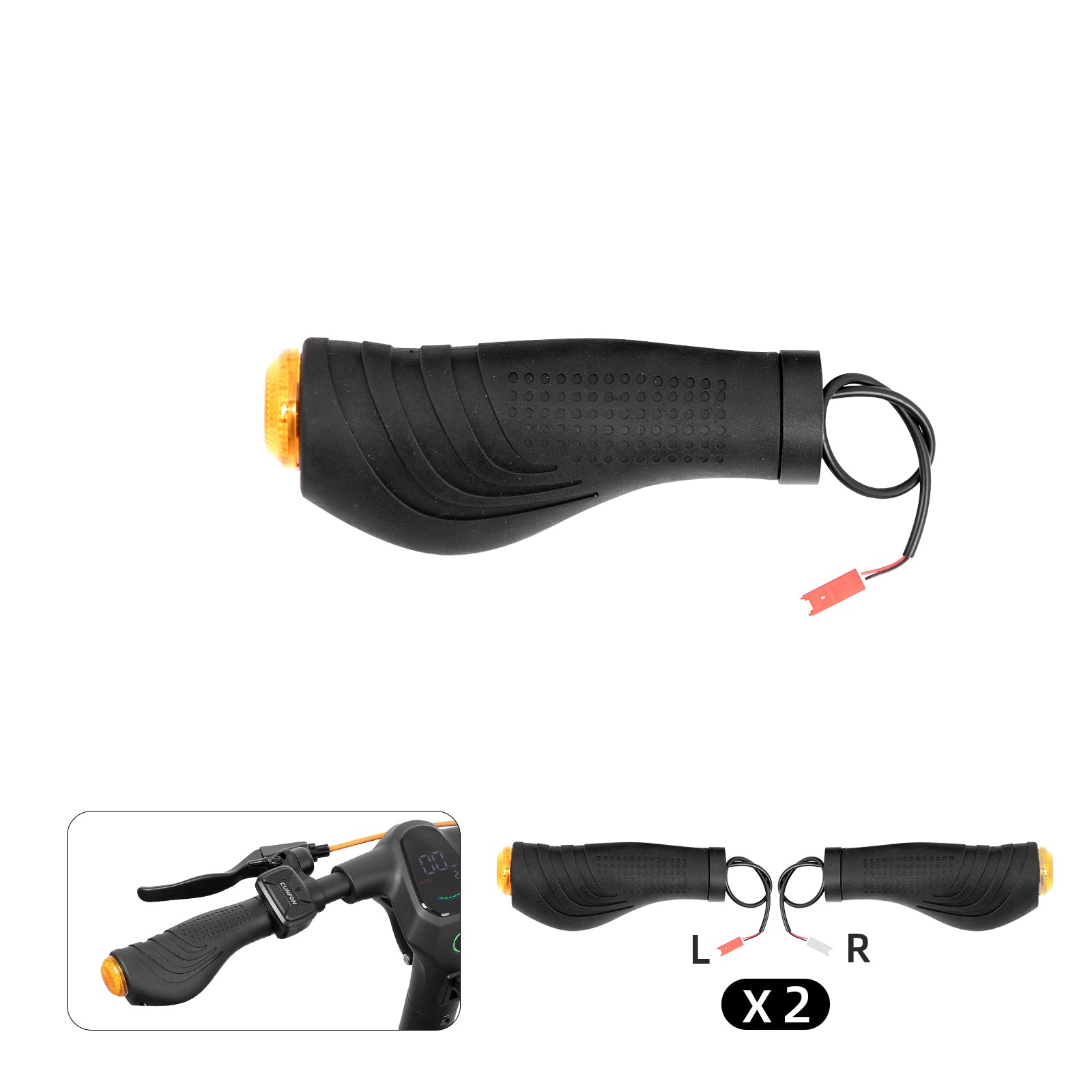Handlebar Grips with Turn Signals for RS300 & RS500