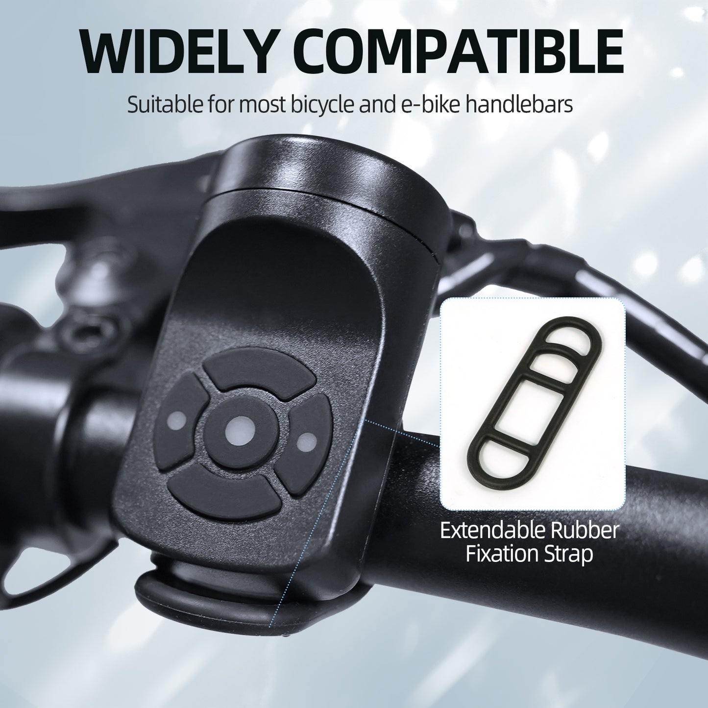 Klaxon de vélo électrique sonnette de vélo électronique forte 120-140 DB Modes sonores étanches IPX4 avec alarme antivol et chargement USB