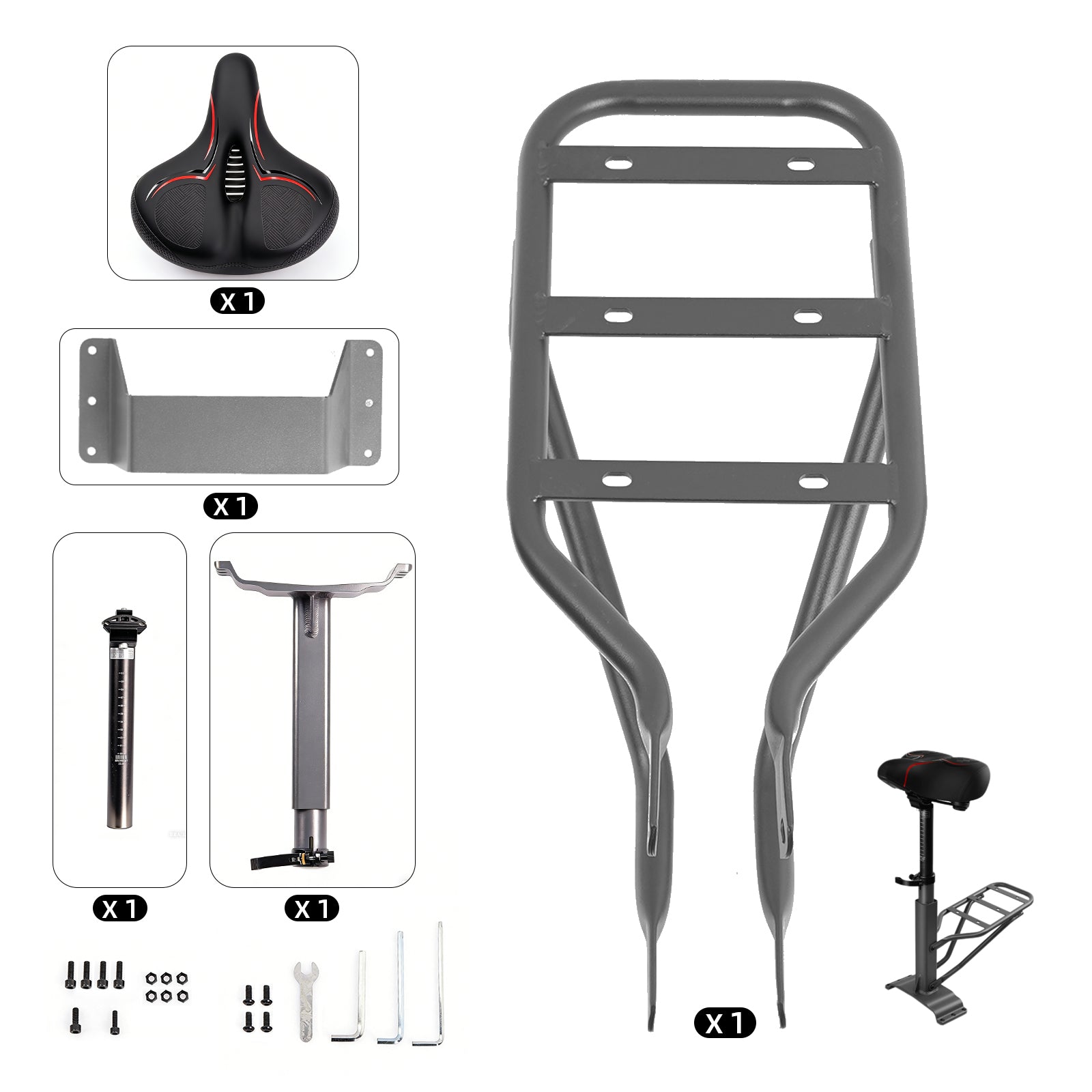 Removable Seat for RZ800 / RZ1000 - Grey