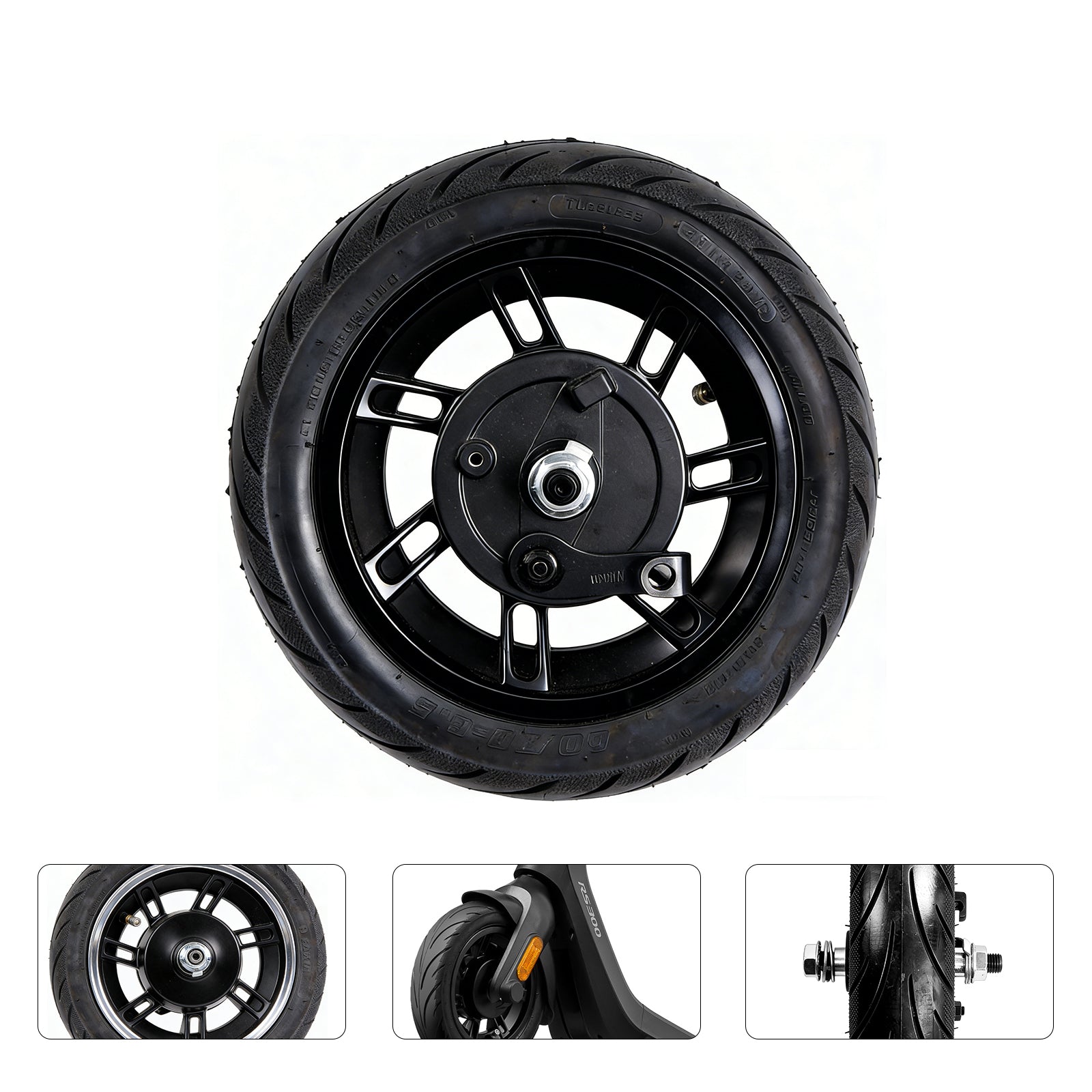 Front Wheel & Tire Assembly for RS300 Scooter | Official Part – cunfon