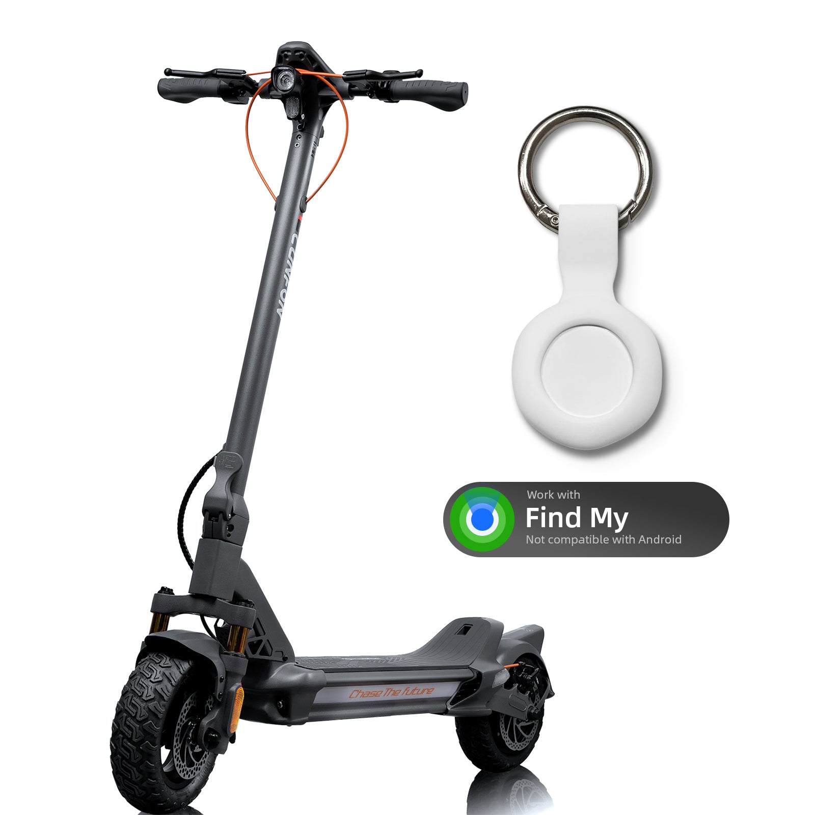 CUNFON RZ800 Electric Scooter - 1200W, 31MPH, 50-Mile Range, 400LB