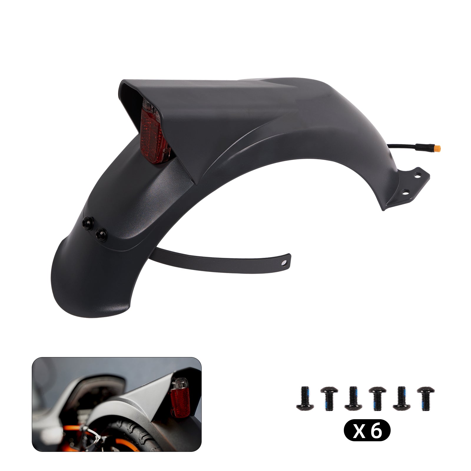 Rear Fender with Integrated Tail Light for RZ1000