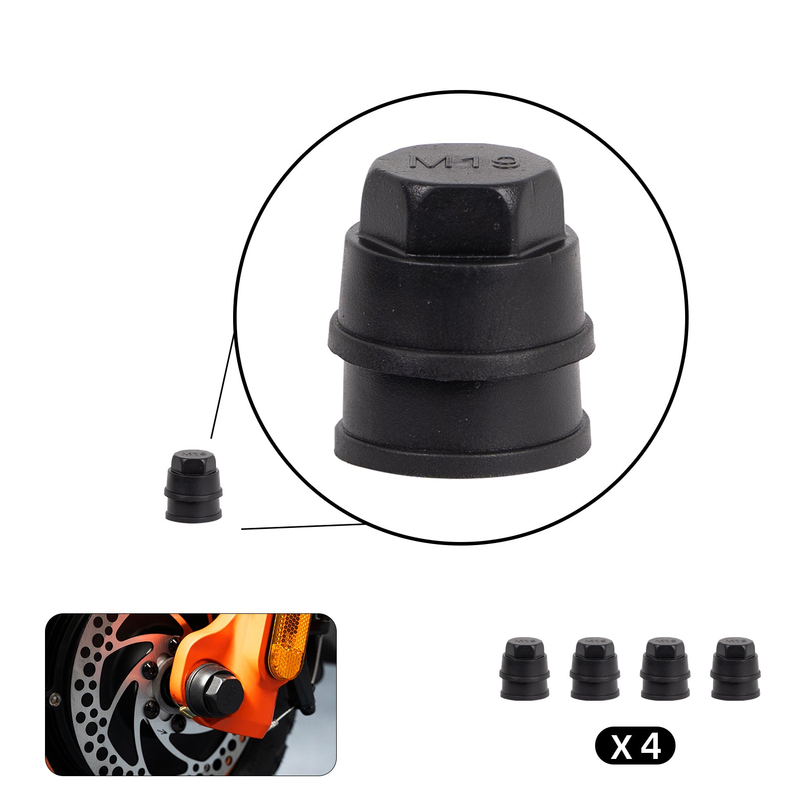 Bearing Protection Caps for RZ800 / RZ1000 (4-pack)