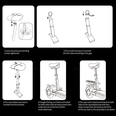 Removable Seat for RZ800 & RZ1000 - Black