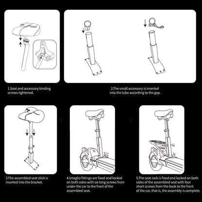 Removable Seat for RZ800 / RZ1000 - Black