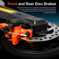 CUNFON RS500 Front and Rear Disc Brakes - High-Performance Braking System with Upgraded Square Brake Pads