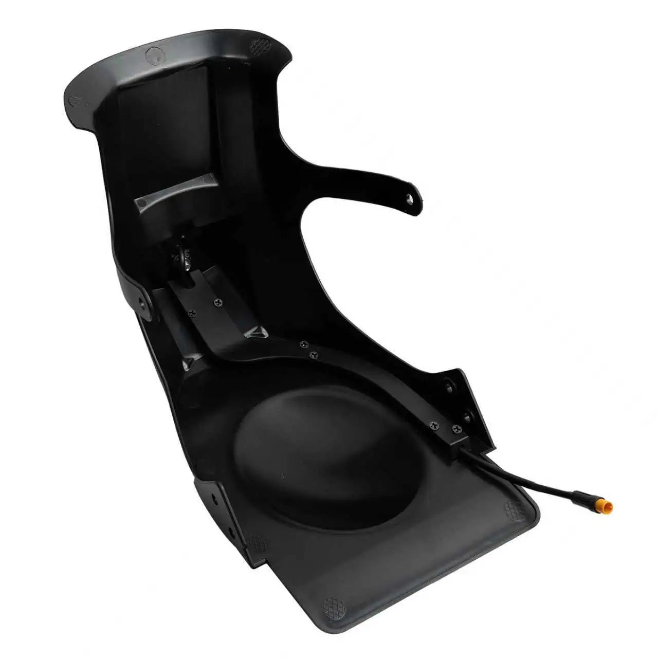 Close-up of Waterproof Connector on RS500 Electric Scooter Rear Fender - Easy plug-and-play installation