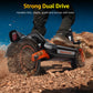 CUNFON RZ1000 Strong Dual Drive - Handles Hills, Slopes, Grass and Tarmac with Dual 1200W Motors