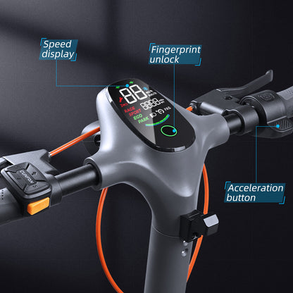 CUNFON RZ800 Control Panel - Speed Display, Fingerprint Unlock, and Acceleration Button for Easy Operation